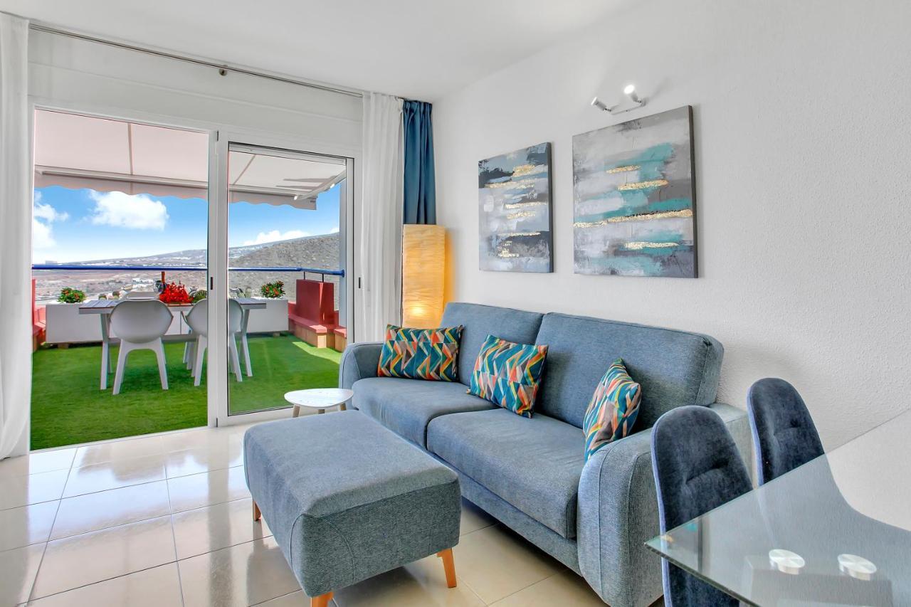 Ferienwohnung Wonderful View, Huge Terrace Solarium, Private Parking Costa Adeje  Exterior foto