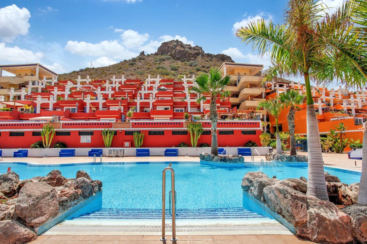 Ferienwohnung Wonderful View, Huge Terrace Solarium, Private Parking Costa Adeje  Exterior foto